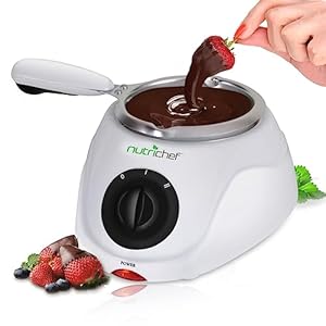 NutriChef PKFNMK14.5 Elektrisches Schoko-Fondue-Set