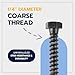 3/8 x 2 (50 Pack) Lag Screw Kit, 50 Screws and 50 Washers, Ceramic Black Ruspert Coating for Exterior Use, Meets ASTM A307 and ASME B18.2.1, Industrial/Commerical Grade by Makers Bolt