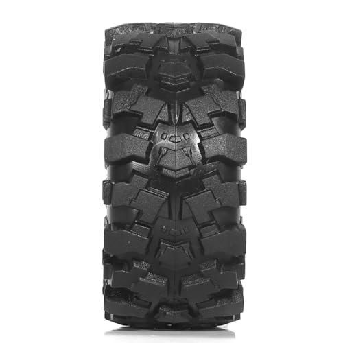 Pneus de roue à billes en métal vert 57mm 1.0 pour crawler RC