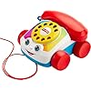 Fisher-Price Teléfono de juguete para niños pequeños con esfera giratoria y ruedas para jugar a caminar a partir de 1 años