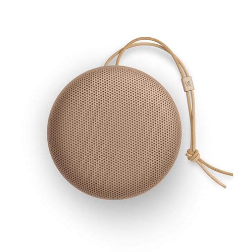 Image of Bang & Olufsen Beosound A1 (3rd gen) - Portable Compact Wireless Bluetooth Speaker, Waterproof (IP67), C2C Certified, up to 24 Hours of Playtime and 3 Microphones for Voice Calls - Honey Tone