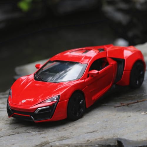 Image of Mashes Diecast Metal Car Toy 1:32 Scale with Openable Doors, Pull Back Action, Light & Sound, Detailed Luxury MPV Model for Kids & Collectors, Premium Gift Toy Car (HYKAN-Multicolor)