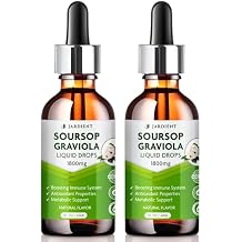 Soursop Bitters Extract Liquid Oil Graviola Soursop Extract- Organic for Cell Support and Regeneration- Soursop Tincture Edible 2Fl oz x 2Pack
