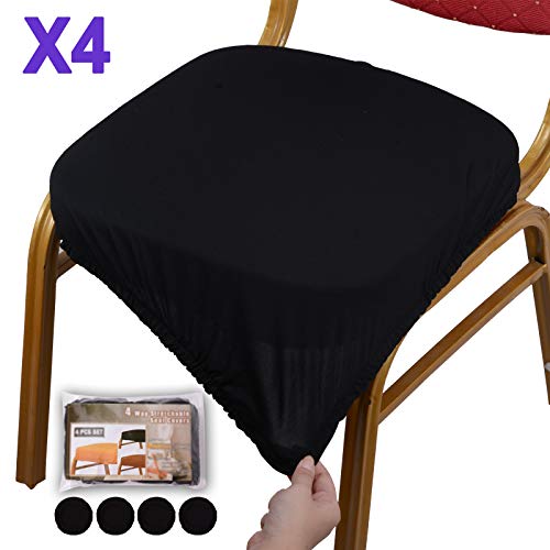 Voilamart Dining Chair Seat Covers Stretch Removable Washable Dining Chair Cover Slipcovers Soft