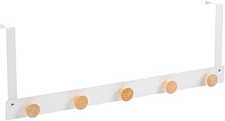 Door Hook Decoration Hooks Coat Rack for Door Nail-Free Hook Over Door Towel Rack Door Clothes Rack Door Back Hook Door Towel Hook Behind Door Hanger Nail-Free Coat Hook Iron Porch