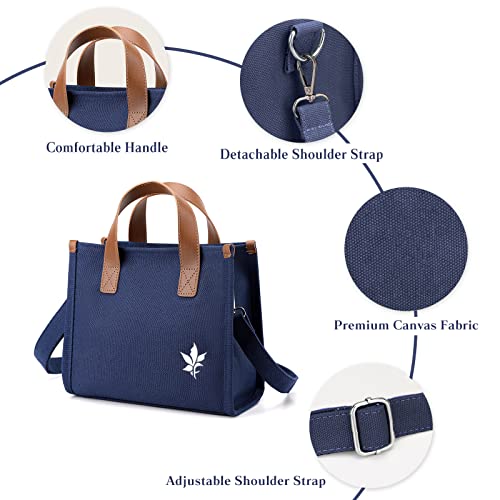 Image of CORIOS Women Shoulder Bag Canvas Handbag Crossbody Bag Multifunctional Top Handle Bag Casual