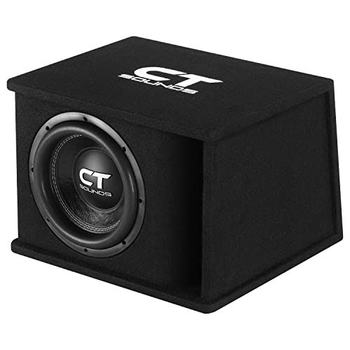 Image of CT Sounds Single 10 inch 1300W Loaded Tropo Series Ported Car Subwoofer Box - TROPO-1X10D2