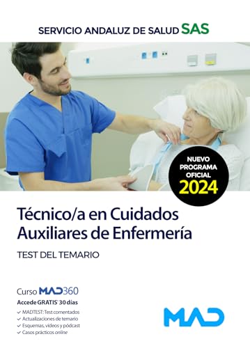 Técnico/a en Cuidados Auxiliares de Enfermería del Servicio Andaluz de Salud. Test del temario