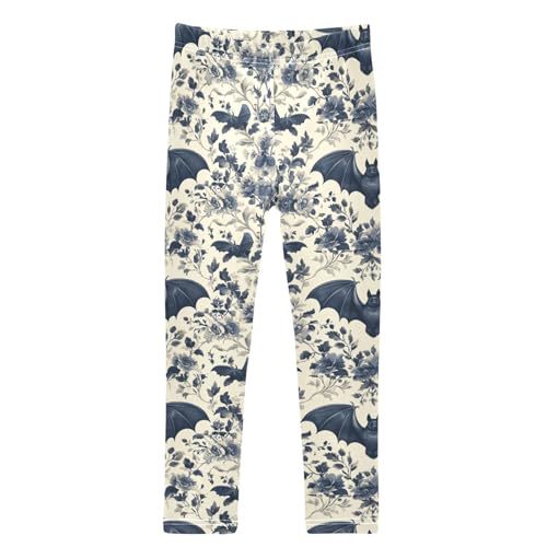 Boccsty Elegant Bat Girls Leggings Kids Yoga Pants Dance Active Tights 4T