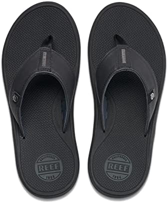 Reef Men's Phantom Nias Flip-Flop, Black/Grey, 10 | Image 2