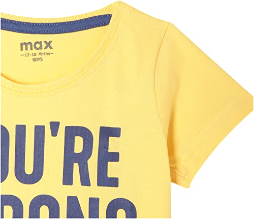 Image of Max Baby-Boy's Regular Fit Tshirt