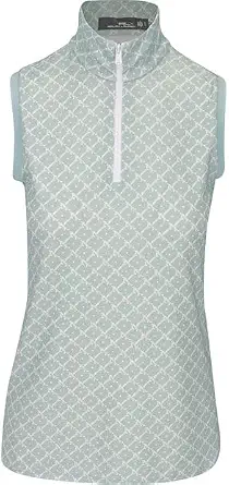 POLO RALPH LAUREN Women's Polo RLX Sleeveless Polo Shirt. Green (as1, Alpha, m, Regular, Regular)