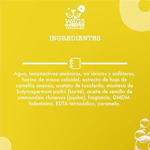   Wags-Wiggles-Soothe-Oatmeal-Dog-Shampoo-in-Warm-Vanilla-Scent-Oatmeal-Dog-Shampoo-for-All-Dogs-With-Dry-Itchy-and-Sensitive-Skin-Dog-Supplies-16-Ounces