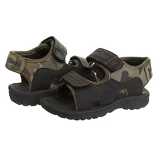 Image of Rugged Bear Kids Boys Girls Open-Toe Outdoor Sport Water Sandals - beach pool slide adjustable strap shoes athletic summer (Toddler /Little Kid /Big Kid)