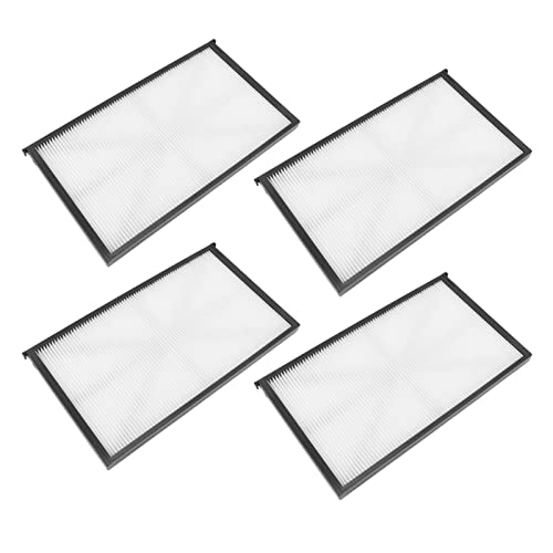 Natudeco 4Pcs Robotic Pool Cleaner Filters Washable Replacement Pool Cleaner Filter Cartridges Pool Cartridge Filter Panels Compatible for Rcx70101 Robot