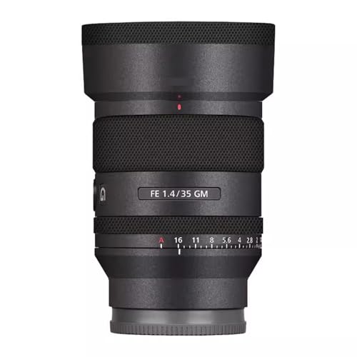 Autocollant Sony FE 35 1.4 GM film de protection premium pour corps d'objectif photo