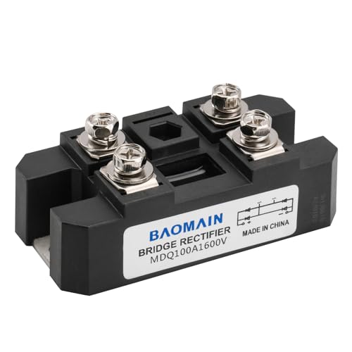 Baomain Bridge Rectifier MDQ-100A, 100A 1600V, Full Wave Diode Mo...
