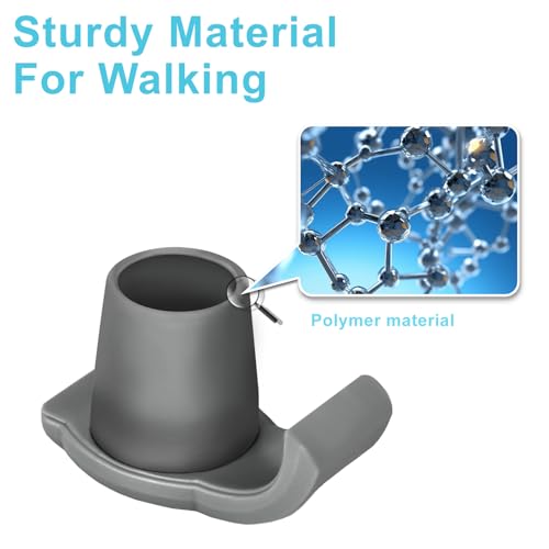 Dotday GRAY 4 Pack Walker Skis Glides For Folding Walkers, Walker Glides For Seniors thumb #1