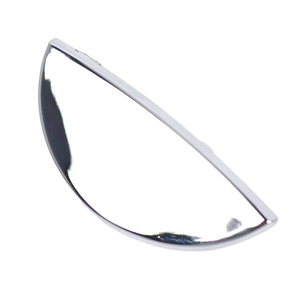 Riloer Coperchio per ugello lavafari auto, coperchio lavafari cromato per faro, coperchio per ugello lavafari compatibile con modelli Mini Cooper R50 R52 R53 2001-2006 equipaggiati, lato conducente
