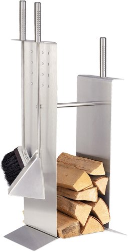 Preisvergleich Produktbild Schössmetall Kamingarnitur 3-TLG. Edelstahl, Sherpa 04570290