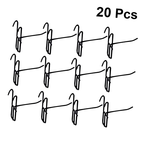 Lista de Unidades de exposición que puedes comprar esta semana. 41 KOMBIUDA 20piezas Ganchos Metálicos Unidades Negros Sin Perforar Para Supermercados Exposiciones Decoración