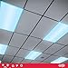 Everyday Educate Fluorescent Light Covers for Ceiling Lights, Light Covers Fluorescent Filter Magnetic for Office, Hospitals, Home - 48