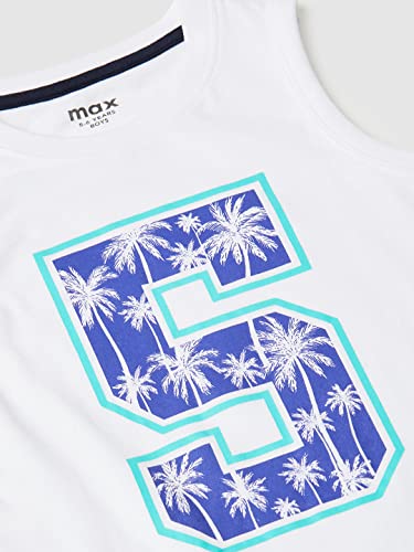 Image of Max Boy's Cotton Regular Fit Printed Crew Neck T-Shirt
