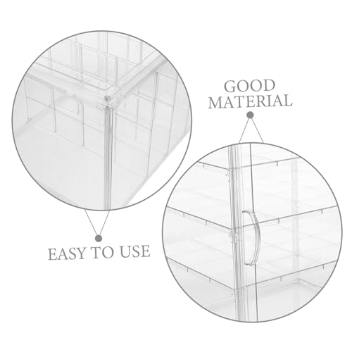 Vitrina panadería transparente con estantes ajustables para repostería 3
