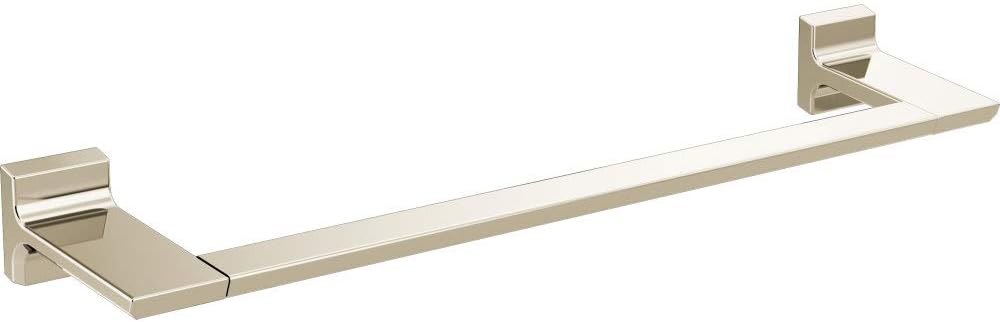 Delta Faucet Pivotal 18 inch Towel Bar, Polished Nickel, Bathroom Accessories, 79918-PN