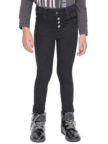 YMI Toddler Girl Adjustable Waistband Snap Button Closure Skinny Jean