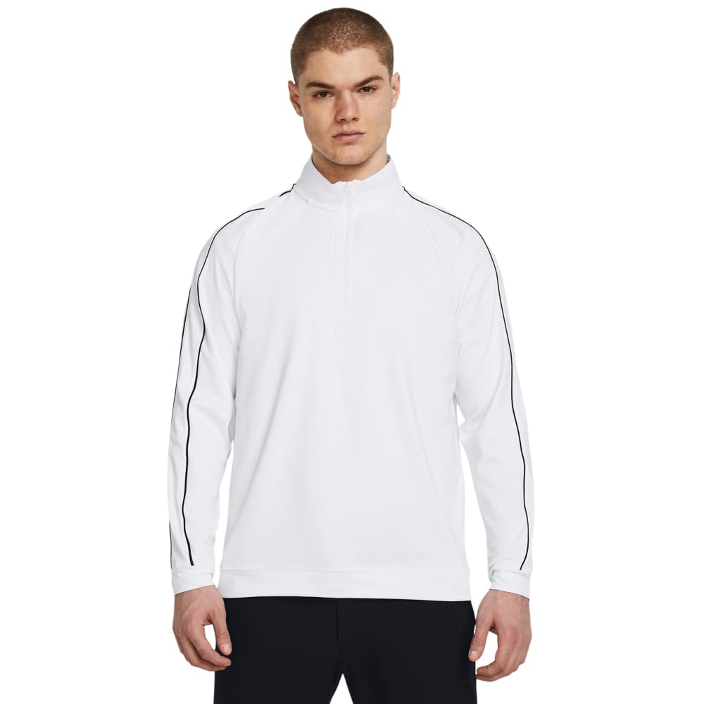 Under Armour Men's White/Midnight Navy/White Hz Sweater - Xl