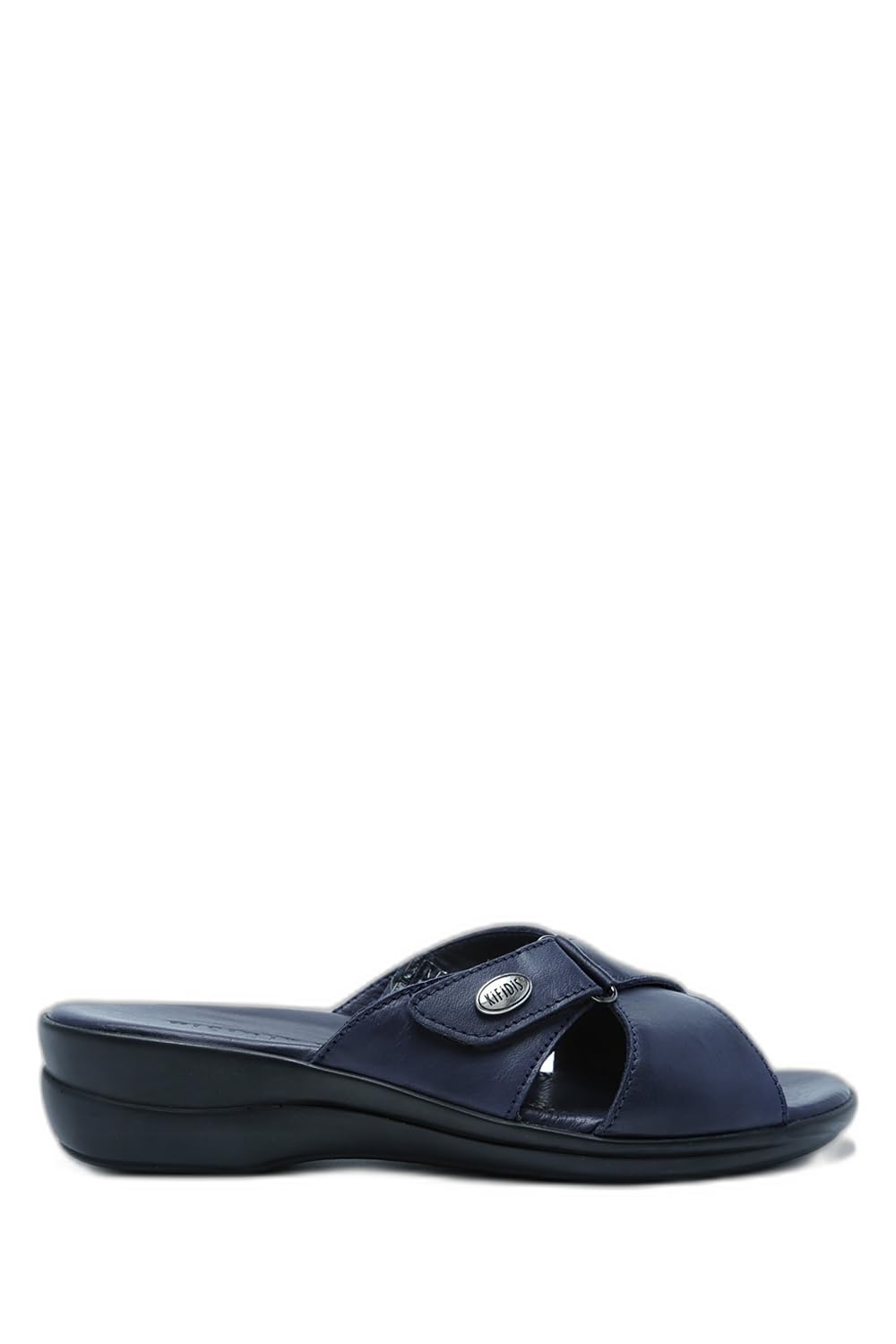 Kifidis K1992-125 Leather Skórzany Sandały Chodaki Mule Kapcie Pantofle, Damskie