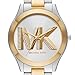 Michael Kors Slim Runway Three-Hand Two-Tone Stainless Steel Women's Watch (Model: MK4735)