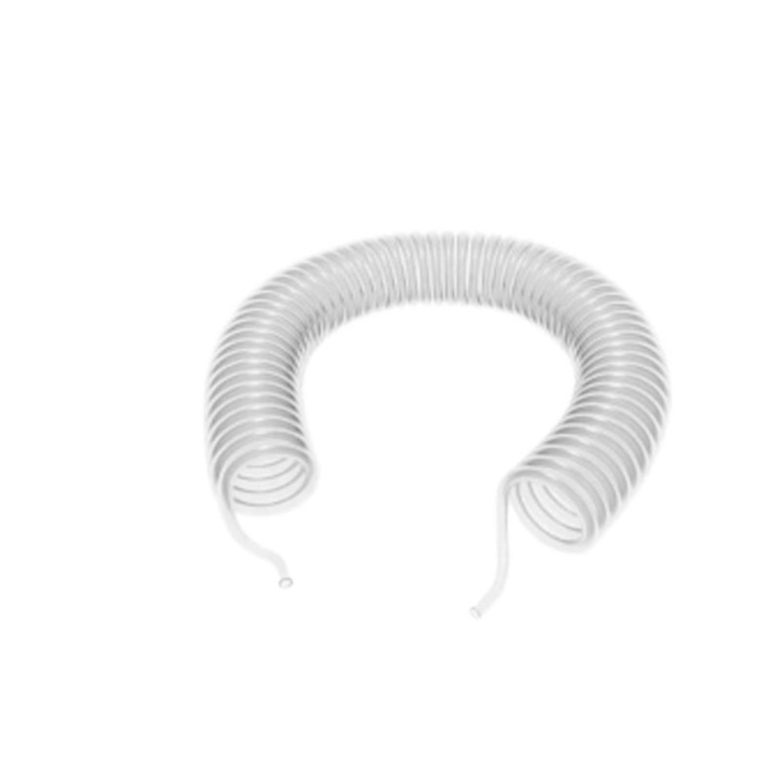 Manguera de aire de PU flexible y transparente de 9M con resorte elástico y conector neumático