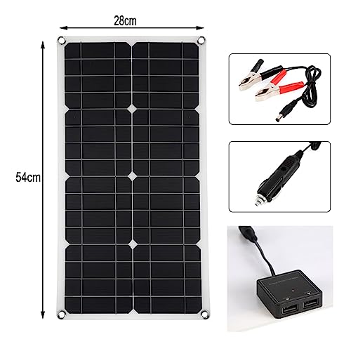 Controlador de panel solar 200W con doble USB y regulador 60A para coche 4