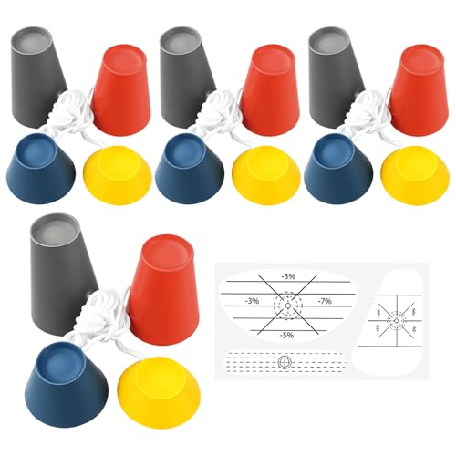 PETERMALLON 16 tè da golf 44/38/22/12 mm in gomma con