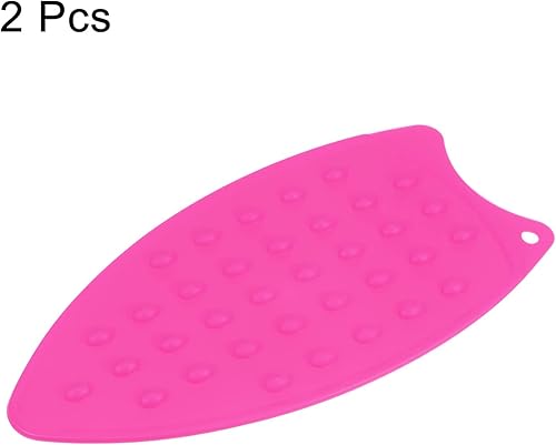 Miniatura 18 de HARFINGTON 2 almohadillas de silicona para planchar multiusos, resistente al calor, placa de descanso de hierro para tabla de planchar, resistente