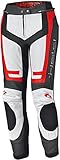 Held Rocket 3.0 Damen Motorrad Lederhose (White/Red,36)