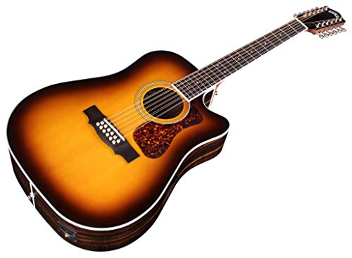 Guild D-2612CE Deluxe Antique Burst – guitare électro-acoustique 12 cordes - Les Beatles, Paul McCartney, John Lennon, RIngo Starr, George Harrison Guild D-2612CE Deluxe Antique Burst - guitare électro-acoustique 12 cordes – Image 5