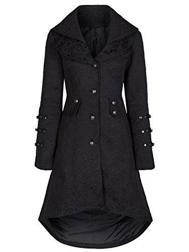 Vintage stile vittoriano gotico militari Jacquard