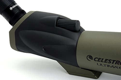 Celestron – Ultima 65 Angled Spotting Scope – 18-55X Zoom Eyepiece – Multi-Coated Optics For Bird Watching, Wildlife, Scenery And Hunting – Waterproof And Fogproof – Includes Soft Carrying Case #TOP3