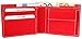 Produktbild Excellanc Herren Geldbörse aus Echtleder Rot Format 12 x 9 cm Portmonee Portemonnaie Brieftasche