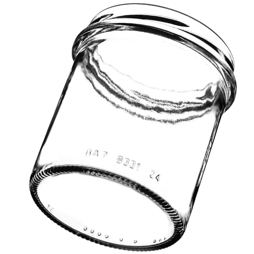 KADAX 50er Set Marmeladengläser 350ml TO82, Einmachgläser Vorratsgläser Mason Jar mit Schraubdeckel, Luftdichte Schraubgläser… – Ansicht 6