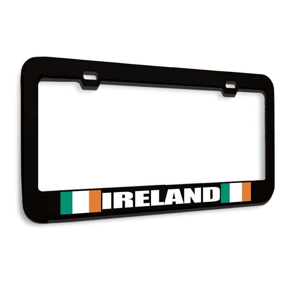 Speedy Pros Metal License Plate Frame Armenia Armenian Flag Country Car Accessories White 2 Holes