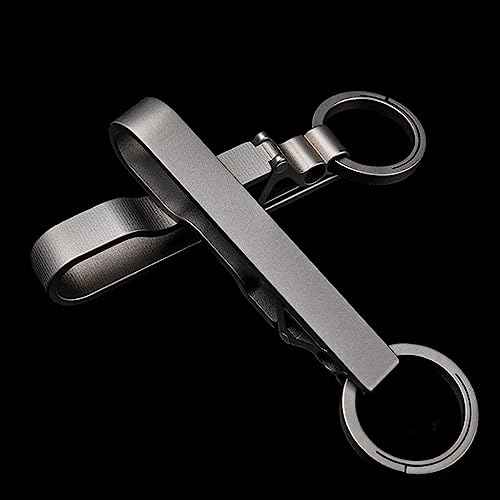 Porte-clés en titane pour ceinture anti-perte ultra léger et compact