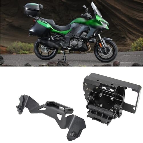 Support de navigation modifié Versys 1000 pour sécuriser son téléphone portable - 3