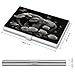 VstaDank Elephant And Butterfly Business Card Holder Fashion Aluminum Alloy Flip Cover Credit Card Holder High End Professional Name Cards Case Exquisite Pocket Metal Cards Holder for Work