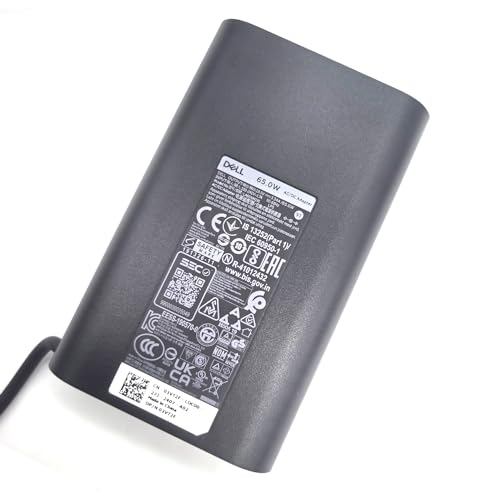 Dell Laptop Charger 65W watt Barrel 7.4mm tip, Latitude 7280 7285 7380 7389 7480 7290 7390 7490 AC Power Adapter 19.5V 3.34A, Black, LA65NM191 - image 6