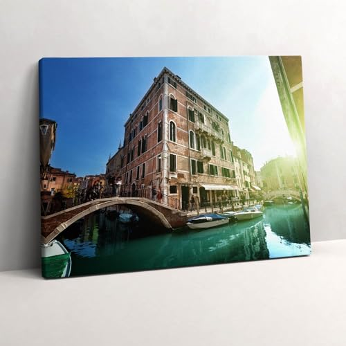 Peinture murale Venise 80x60cm pour créer un salon chaleureux