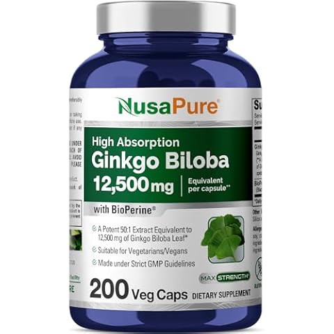 NusaPure Ginkgo Biloba Extract Capsules Cover